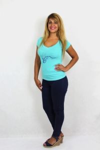 Camiseta Notice Turquesa